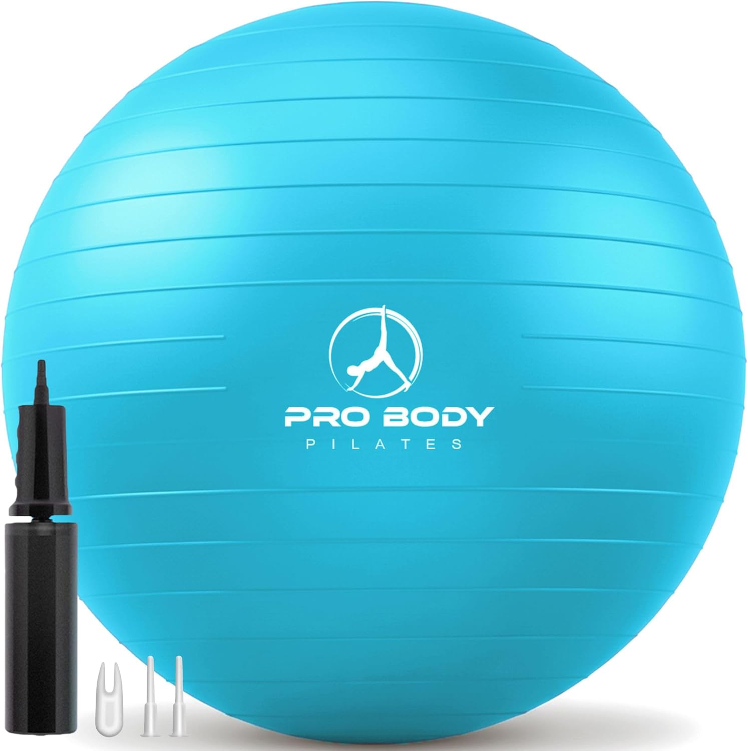 Exercise Ball - Multiple Sizes Gym Grade Balance Ball for Fitness, Yoga, Workout, Pregnancy & Physical Therapy