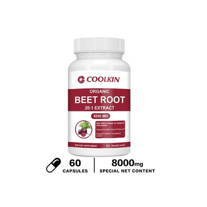 Beet Root Capsules Beetroot Powder Supports Blood Pressure, Athletic Performance, Digestive, Immune System
