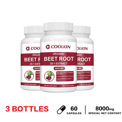 Beet Root Capsules Beetroot Powder Supports Blood Pressure, Athletic Performance, Digestive, Immune System